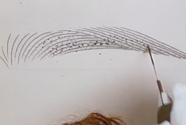 ドットとラインで自然なグラデーションを表現